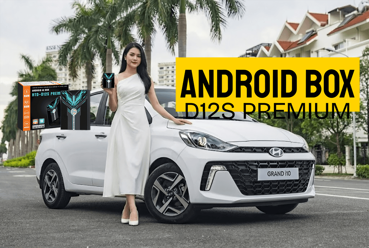 Android Box cho Hyundai Grand i10 Sedan – thiết kế tối giản, cắm là chạy, nâng tầm trải nghiệm lái xe hiện đại