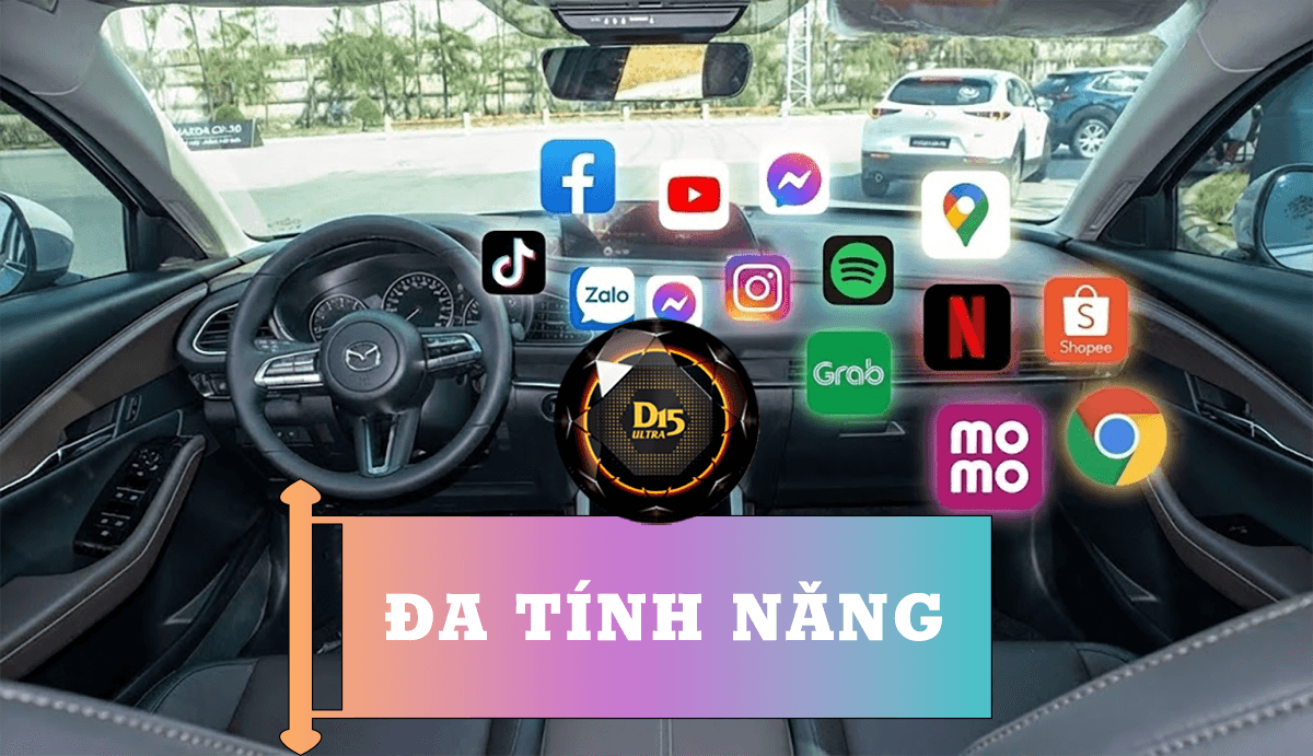 Android Box Mazda CX-30 – Biến màn hình zin thành hệ thống giải trí thông minh