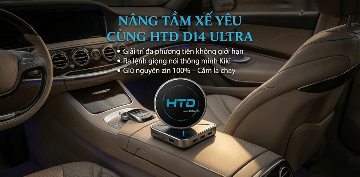 Android Box cho Toyota Vios E CVT đầu tư công nghệ hiện đại